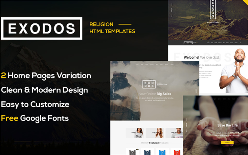 Church HTML Template