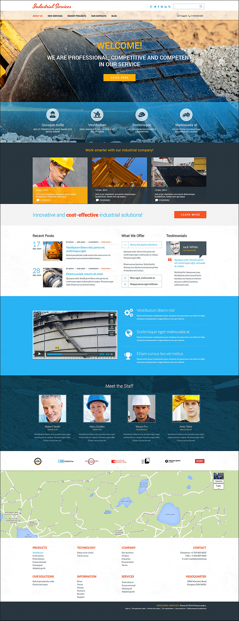 Civil Engineering Drupal Theme