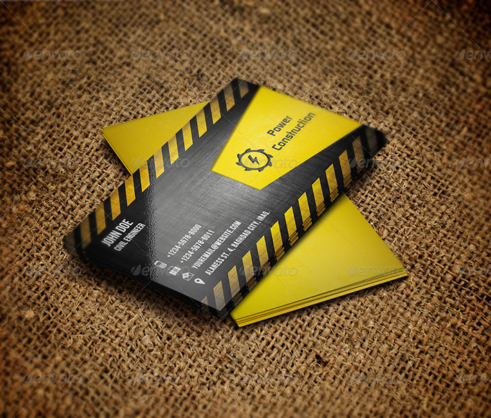 Construction Business Card
