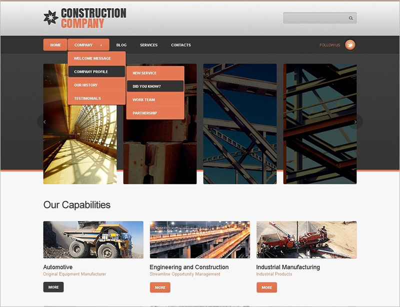 Construction Company Joomla Theme