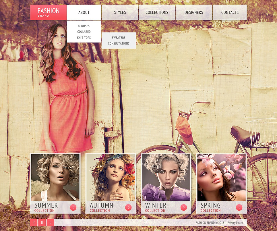 12 Fashion Designer Website Template Free Download