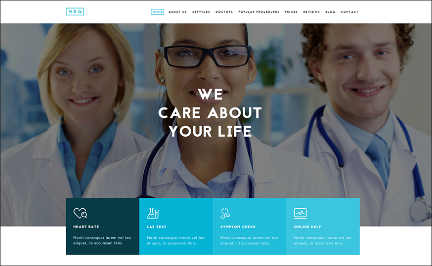 Doctor & Healthcare Joomla Template