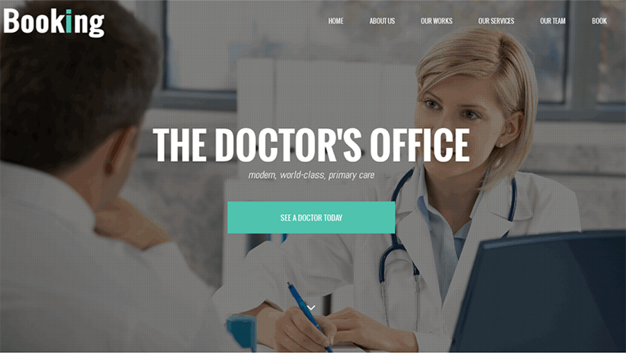 Doctor's Office Joomla Template
