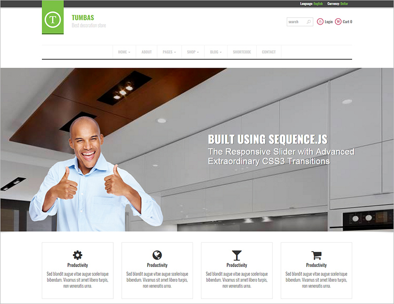 Ecommerce Landing Page