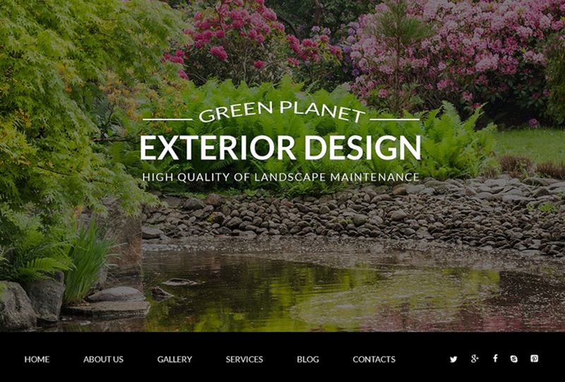 Exterior Design Site Joomla Template
