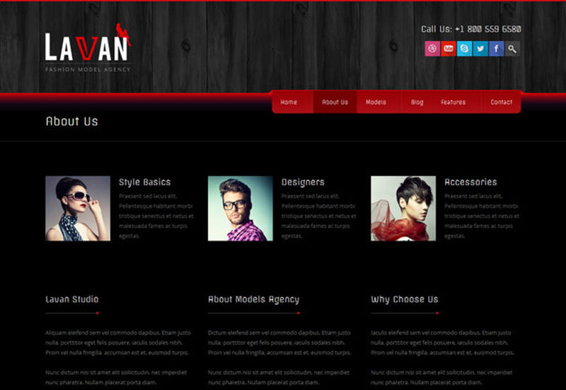 Fashion Agency WordPress Theme