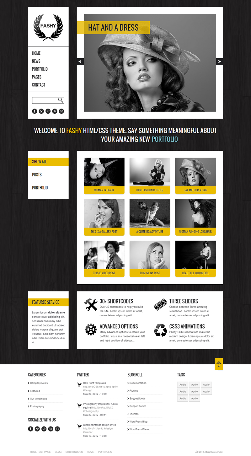 Fashion HTML Template