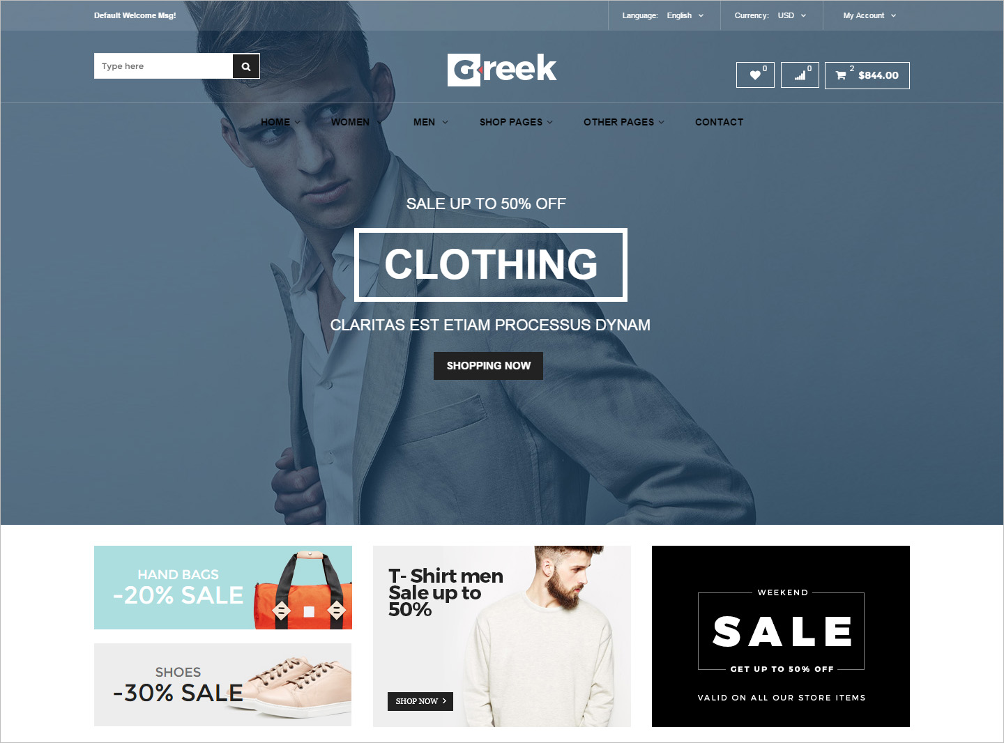 Fashion HTML5 eCommerce Template