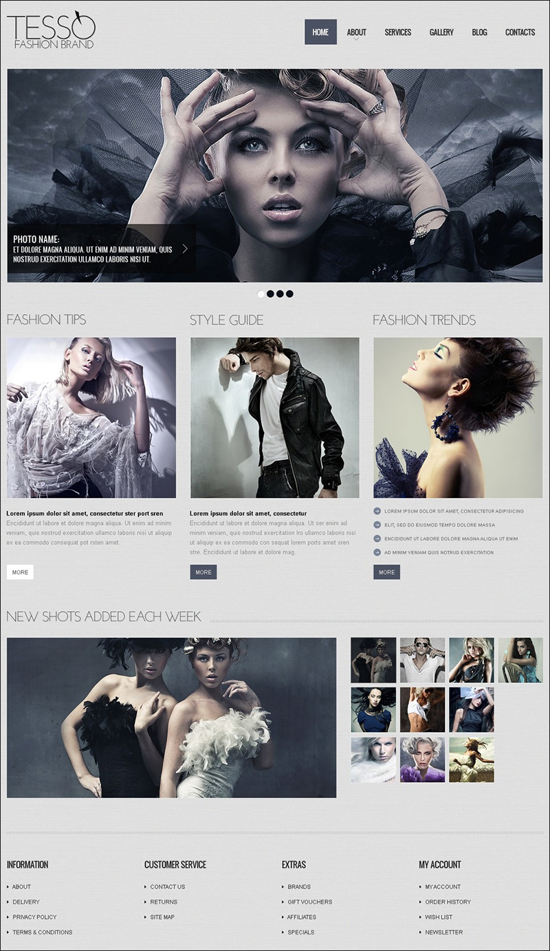 Fashion Responsive HTML Website Template