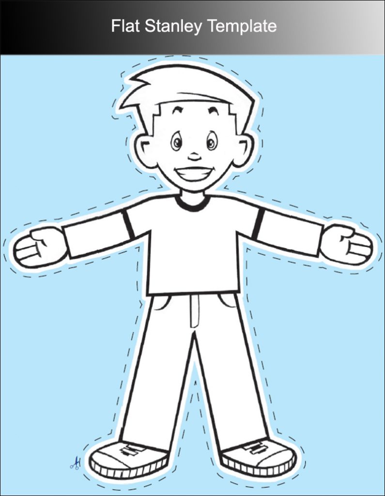 flat stanley printable clothes