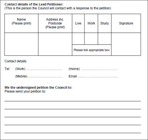 13+ Free Printable Petition Templates Word, PDF Documents