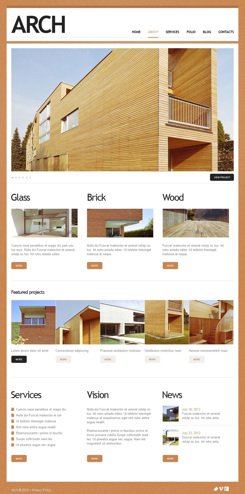 Fully Responsive Construction Company Drupal Template