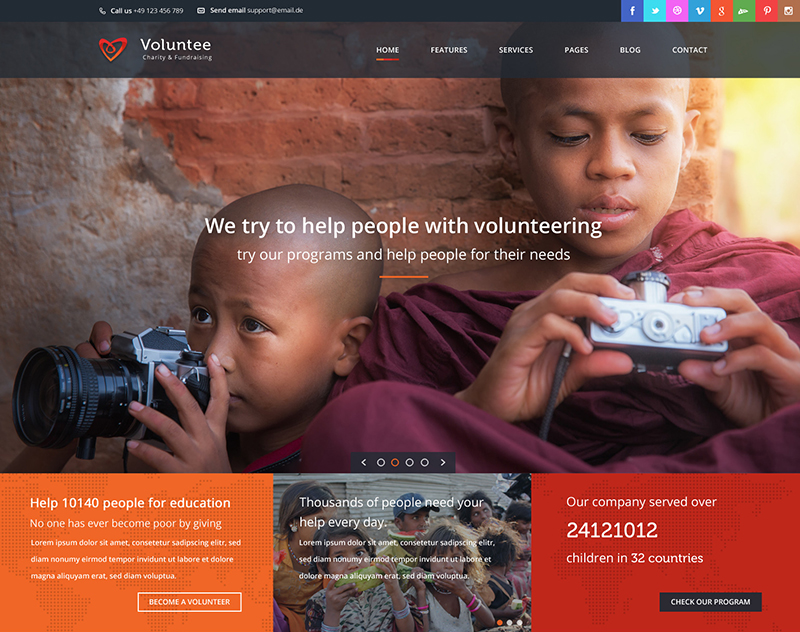 Fund Raising HTML Template 