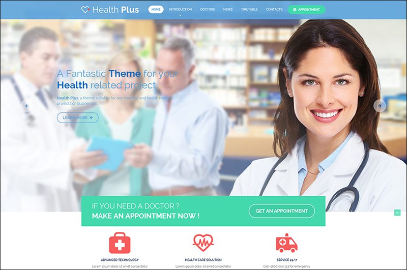 Health & Clinic HTML Template
