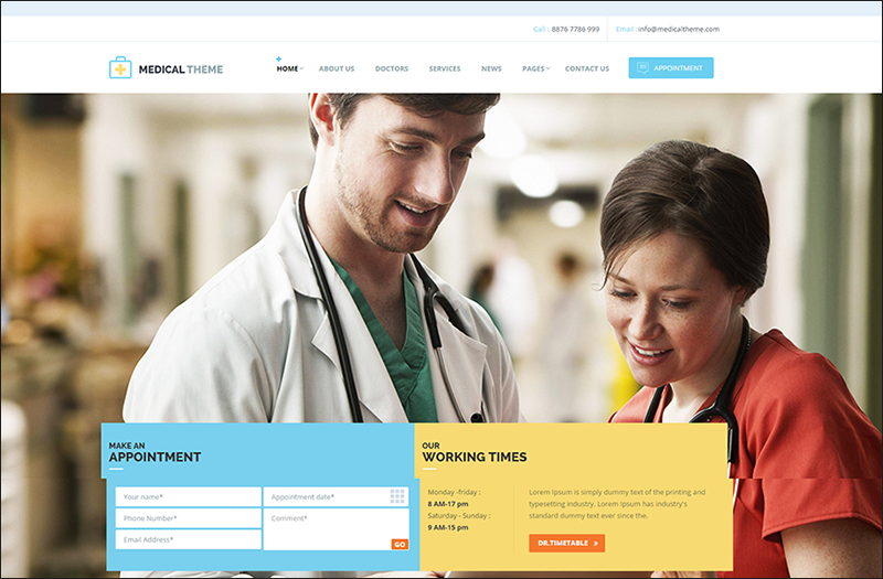 Health & Medical Responsive HTML Template