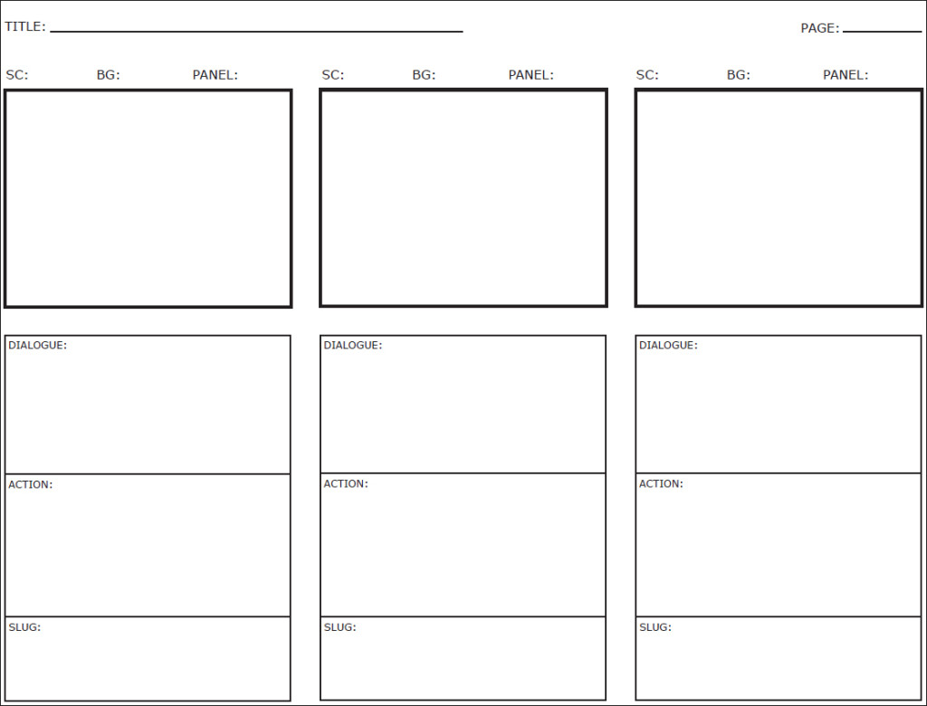 Storyboard Template Psd Free Printable Templates