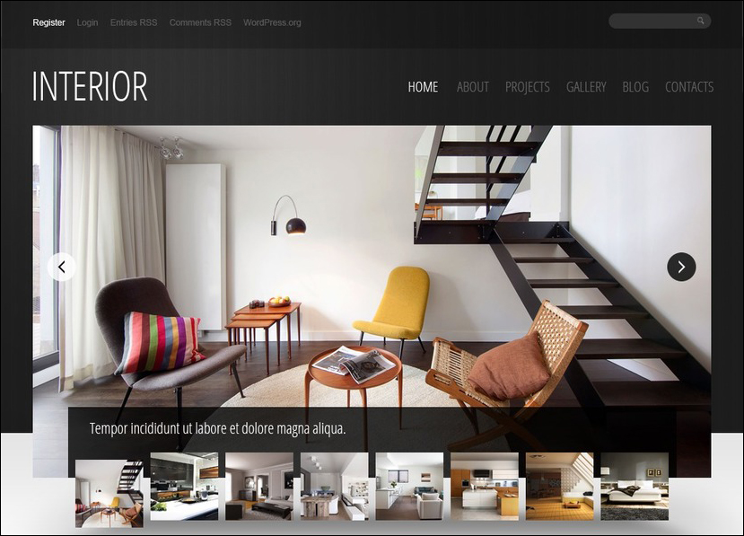 Interior Design WP Template