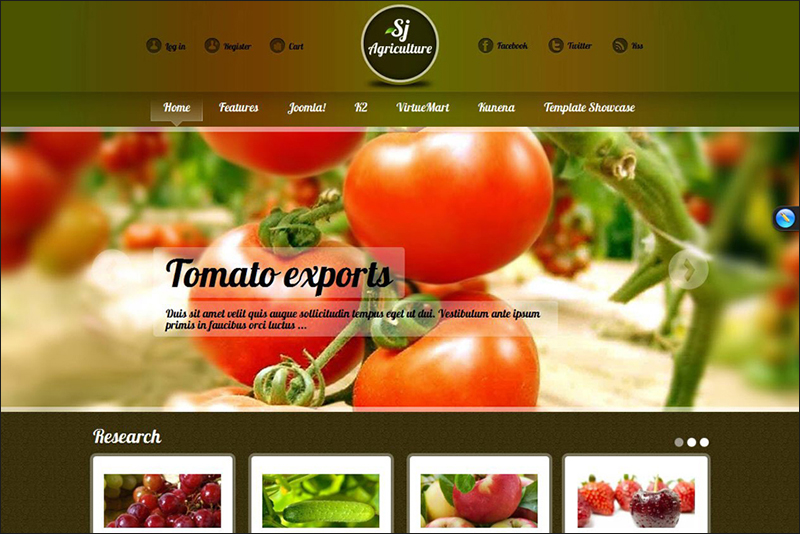 Joomla Agriculture Template