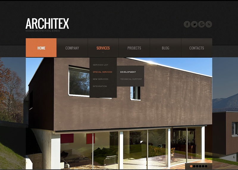 Joomla Construction Company Website Template
