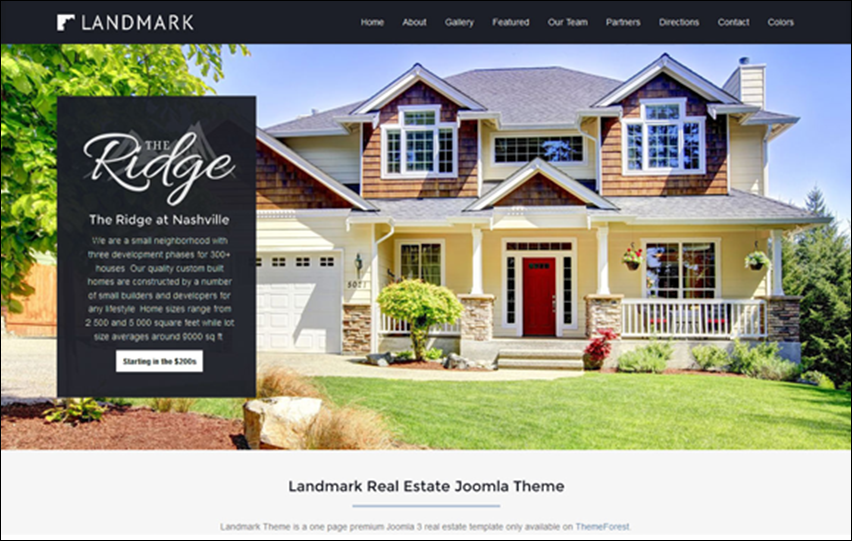 Joomla Dynamic Landing Page