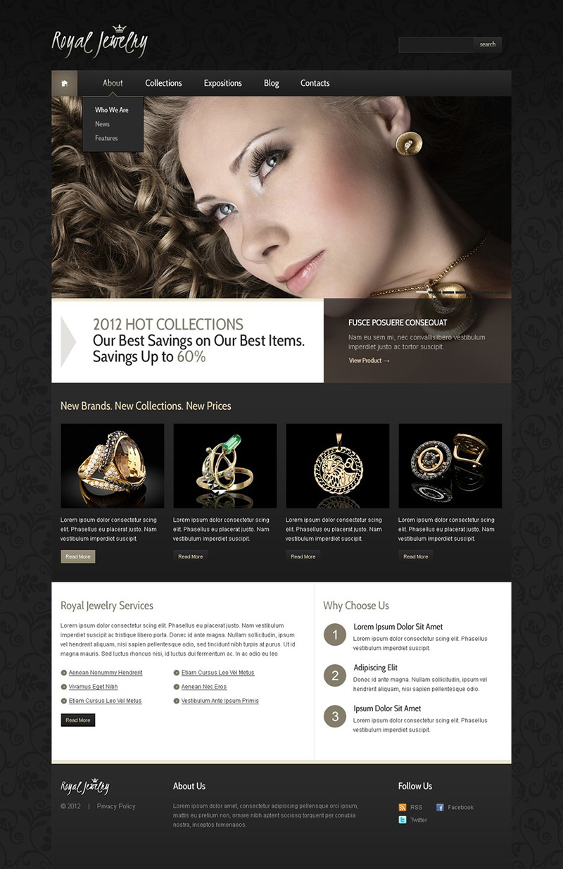 Joomla Jewelry Store Template