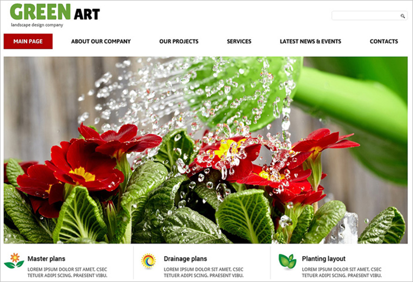 Landscape Design Responsive Joomla Template