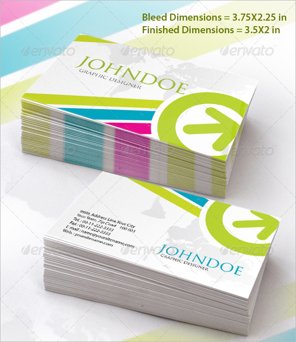 Marketing Stylish Business Card Set