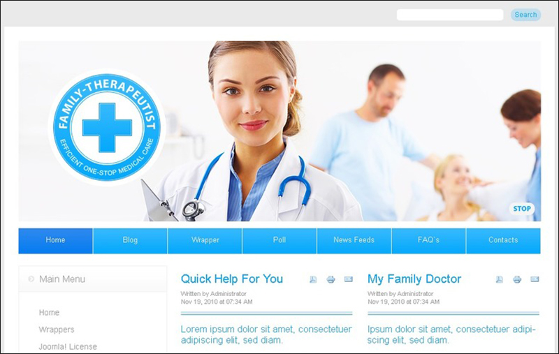 Medical Joomla Template