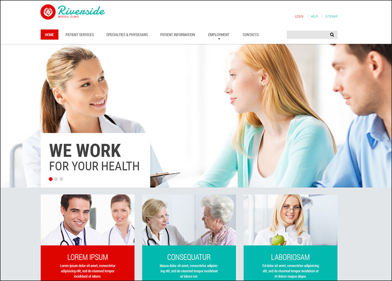 Medical Services HTML Website Template