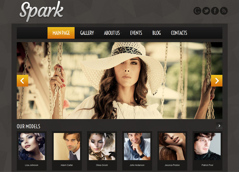 Model Agency WP Template
