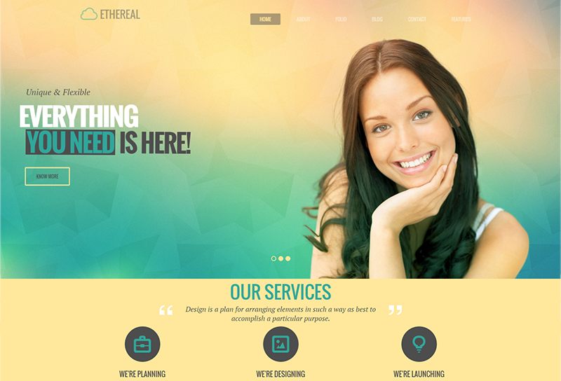 Multipurpose Parallax HTML Template
