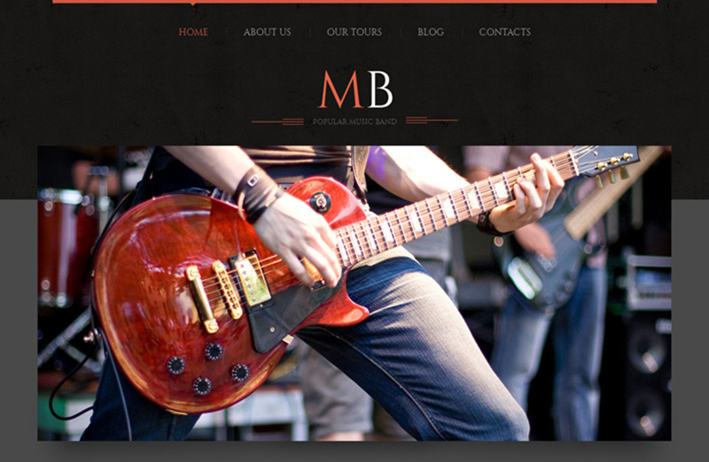 Music Band Responsive WordPress Theme