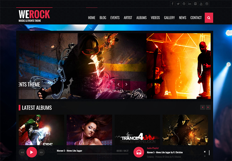 Music & Event HTML Template