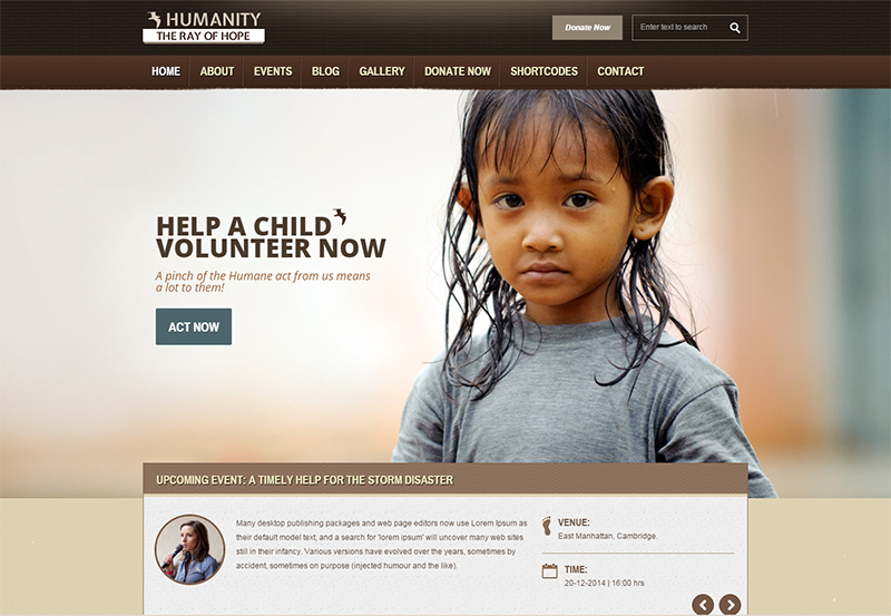 NGO & Charity HTML Template