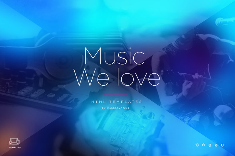 19+ Music HTML5 Website Templates Free & Premium Themes