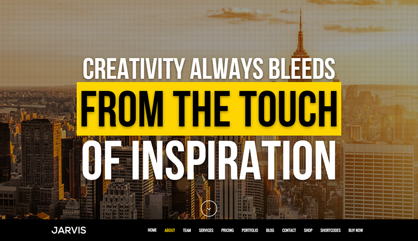 Onepage Parallax Joomla Template