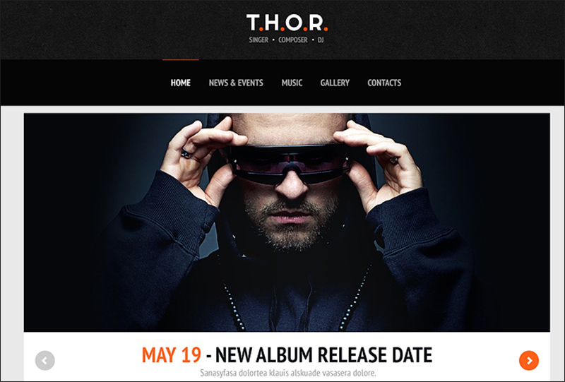 Original Singer WordPress Theme