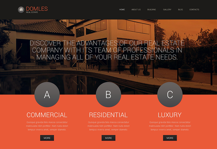 Premium Real Estate Drupal Template