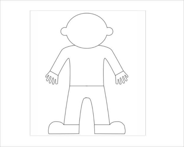 flat stanley clothes template