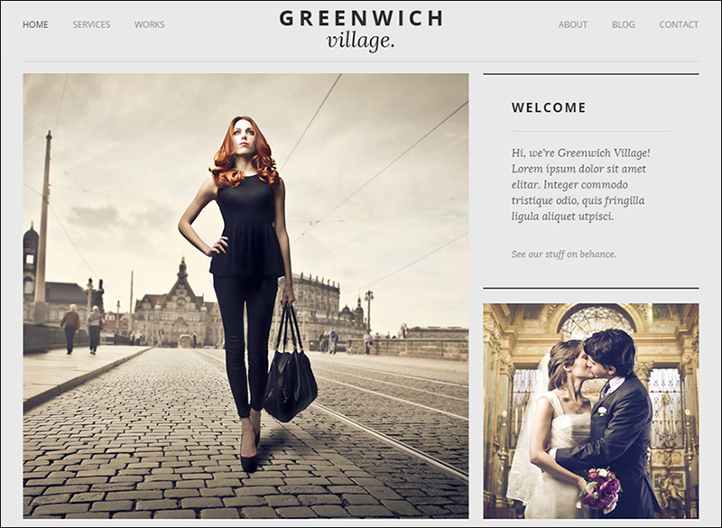Responsive Drupal One Page Portfolio