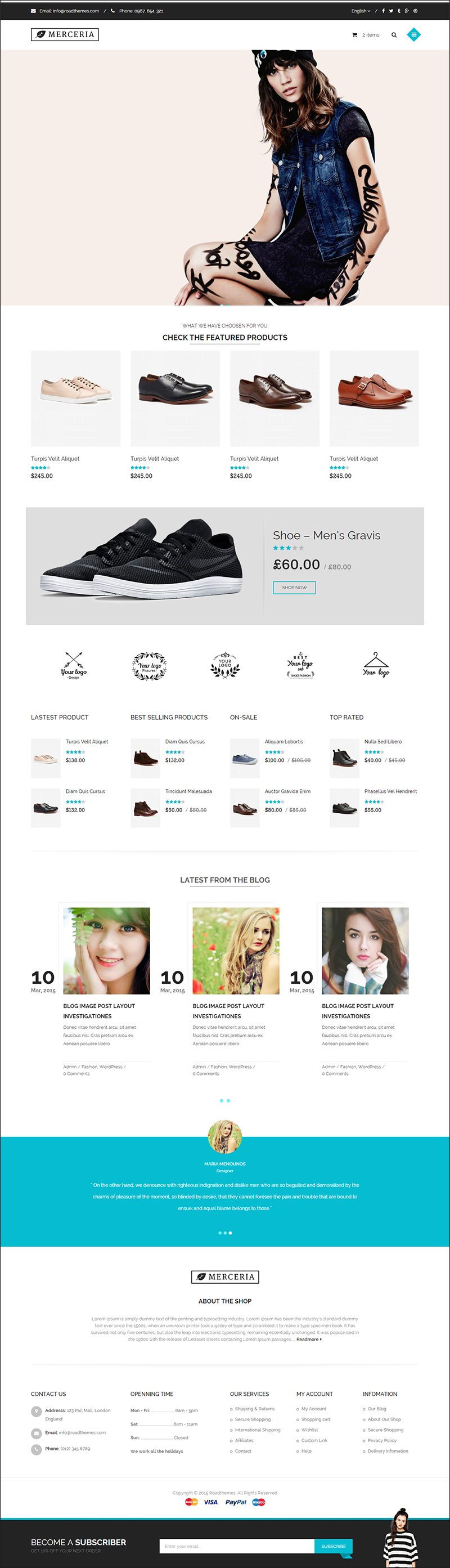 Responsive HTML Fashion Designer Theme