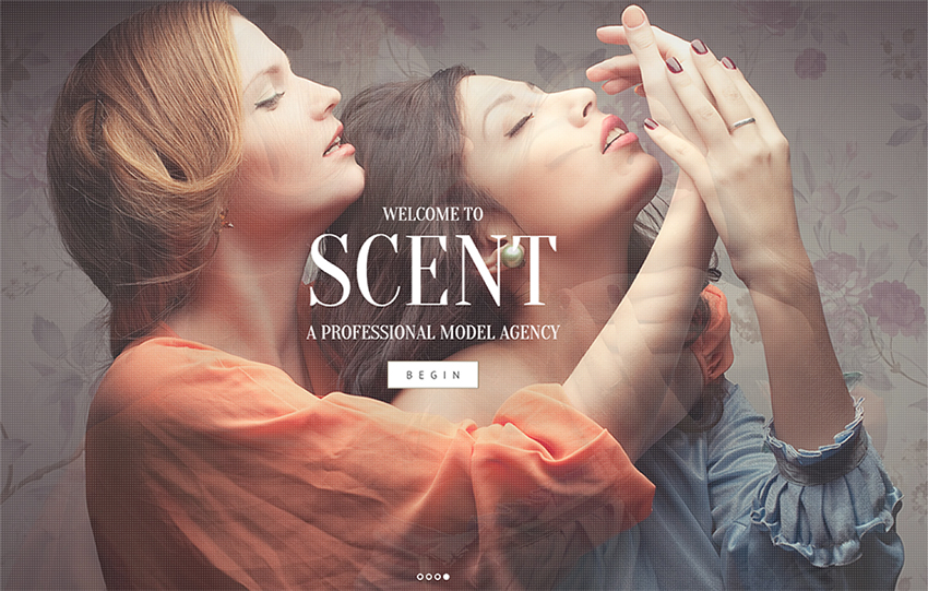 Responsive & Retina Ready Model Agency WordPress Theme