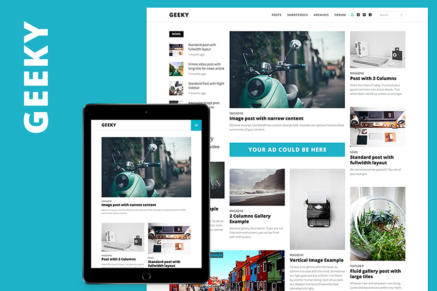 SEO Friendly Magazine & Blog Template WordPress