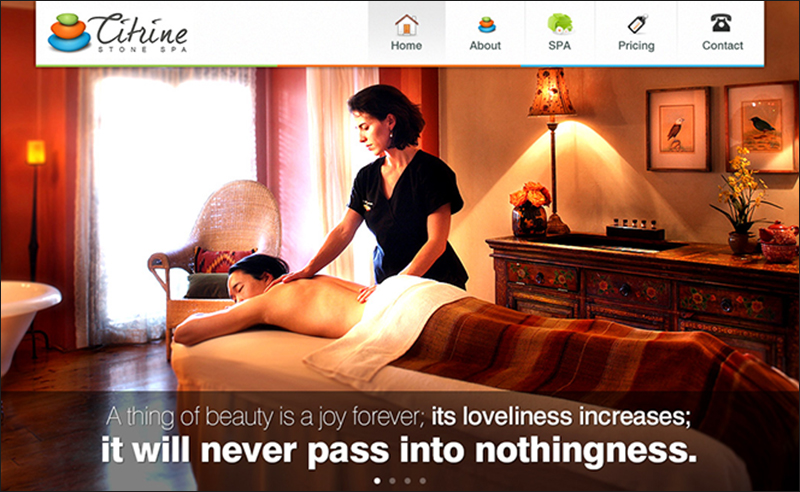 SPA Responsive WordPress Theme