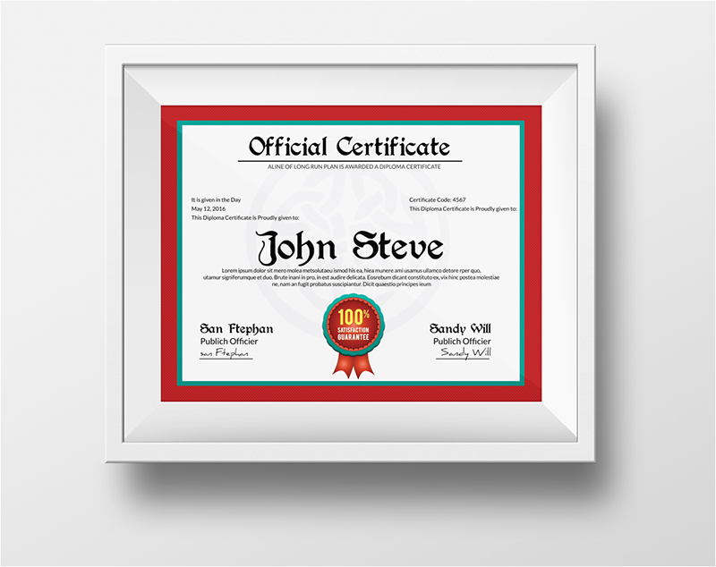 Achievement Certificate Templates Creative Template