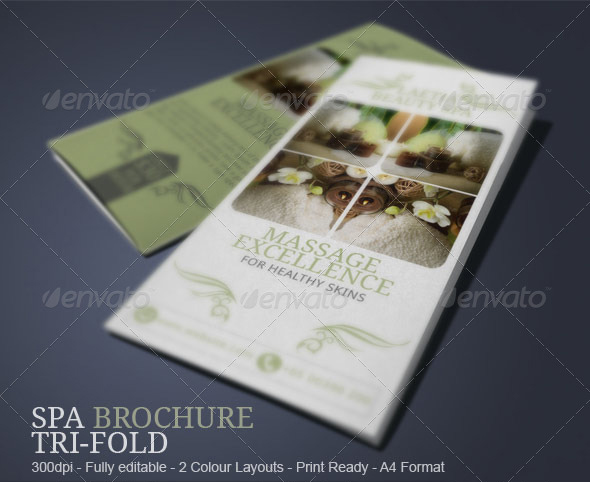 Spa Brochure Template
