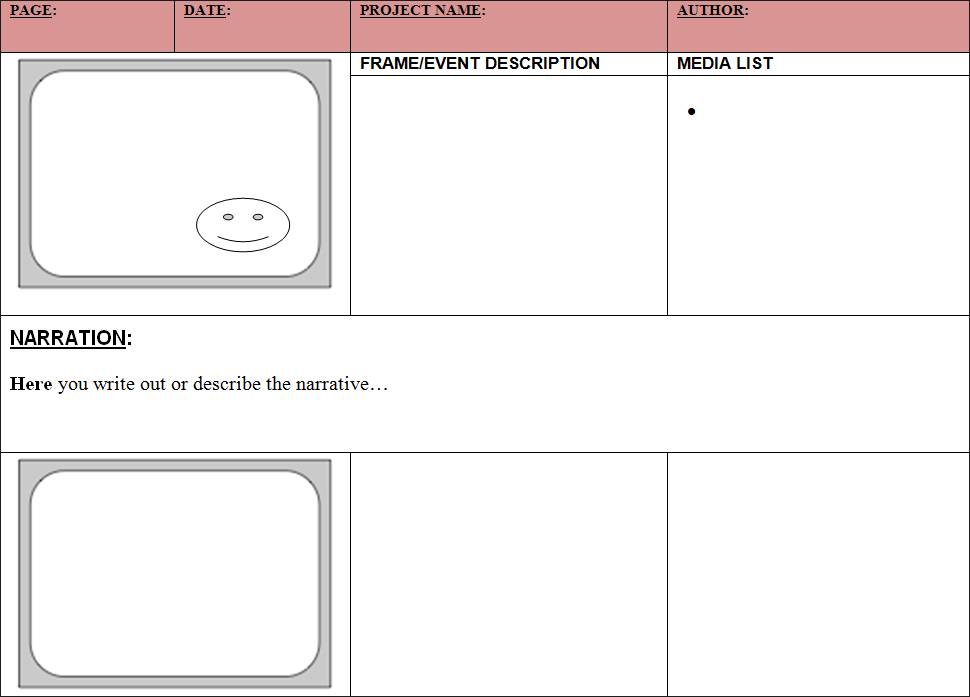Storyboard Template