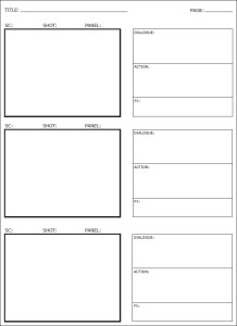 8+ Storyboard Template Free Word, PDF, PSD Formats