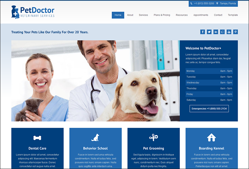 Veterinary Doctor Joomla Theme
