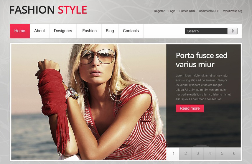 WP Model Agency Theme